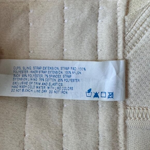 Playtex 18 Hour Wire-Free WF Bra Plus Size 44DD Light Beige Comfort Support New - Picture 3 of 11